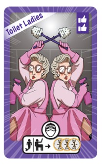 Toilet Ladies Staff Card